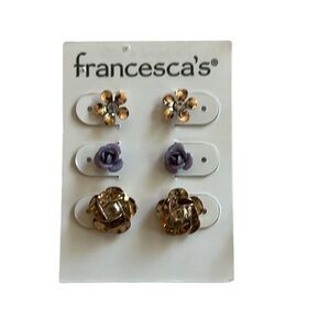 NWT Francesca’s Earring Set